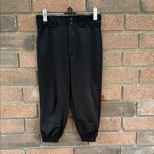Rawlings Kids Black Baseball Sweatpants Joggers Size Medium